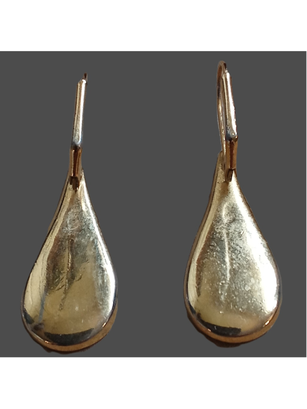 Chic Gold Teardrop Dangles Everyday Wear Earrings
